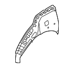 LR037634 - Body: Outer Wheelhouse for Land Rover: Range Rover Image