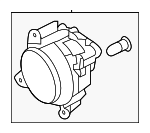 92201A7310 - : Fog Lamp Assembly for Kia: Forte Koup, Forte5 Image