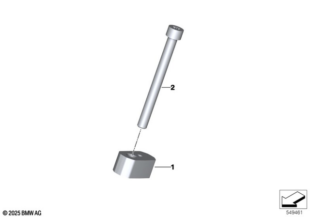 32715A82FB0 - : Handlebar Risers Black for BMW-Motorrad Image