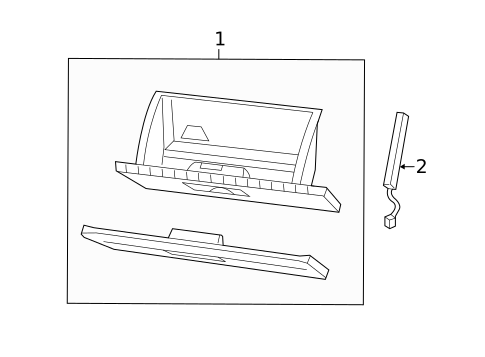 Glove Box for 2011 Chrysler 200 #0