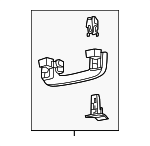 LC5Z5431407BJ - Body: Handle for Ford Image
