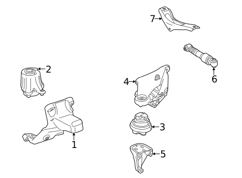 Engine & Trans Mounting for 2017 Mercedes-Benz AMG GT #0