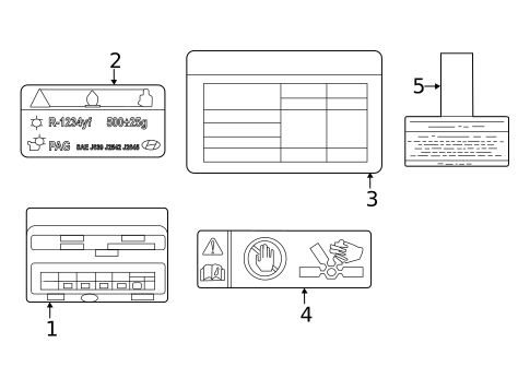 Labels for 2022 Hyundai Tucson #0