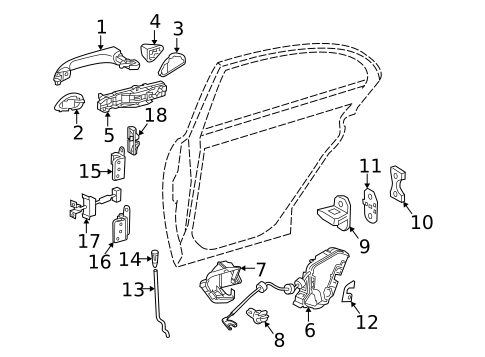 Front Door for 2010 Mercedes-Benz CLS63 AMG #2