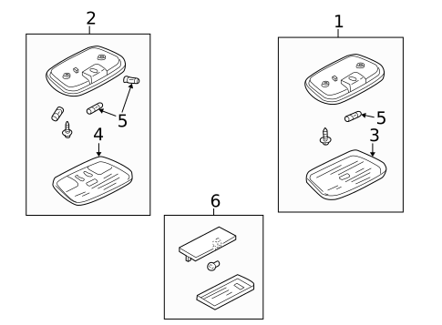 Interior Trim - Roof for 2006 Mercury Mariner #1