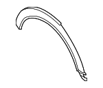 51775B4A533 - : Wheel Opening Molding for Mini Image