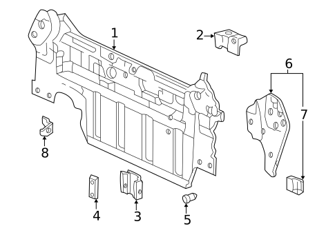 Rear Body for 2000 Honda Insight #0