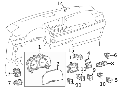 Trunk for 2018 Lexus ES350 #0