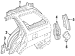 FOCZ7427859A - Body: Inner Panel Assembly for Ford Image