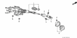 90361SM4003 - Chassis: NUT, FLANGE (8MM) for Honda Image
