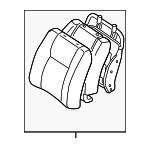 7143004350B0 - Body: Seat Back Assembly for Toyota Image