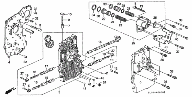 AT Main Valve Body for 1992 Acura NSX #0