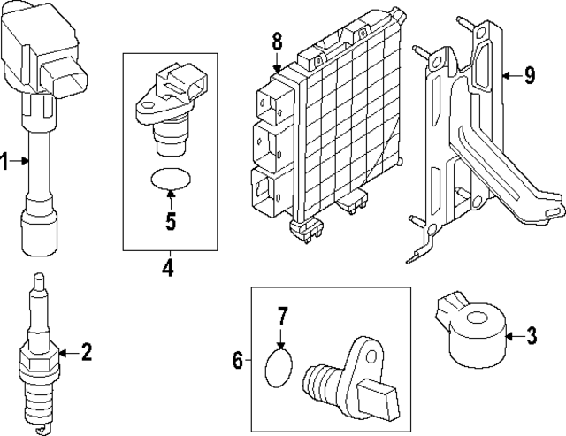 224487LG0A - : Ignition Coil for Nissan: Kicks Image