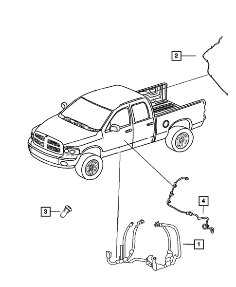 Wiring-Body and Accessories for 2012 Ram 2500 #1