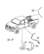 68087760AG - : Body Wiring for Ram: 1500, 2500, 3500 Image
