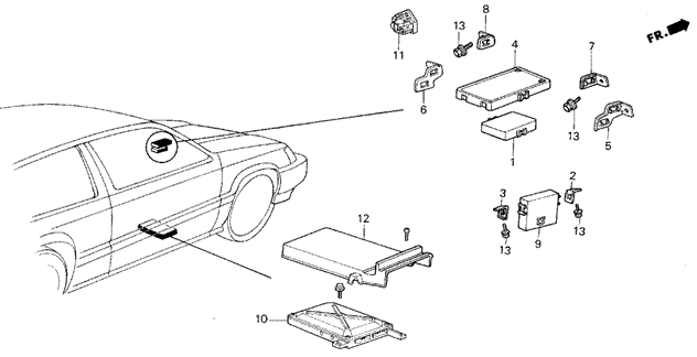 Computer - Controller for 1984 Honda Civic #0