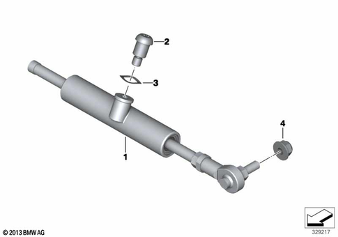 Steering Damper for 2016 BMW-Motorrad K 1600 GT #0
