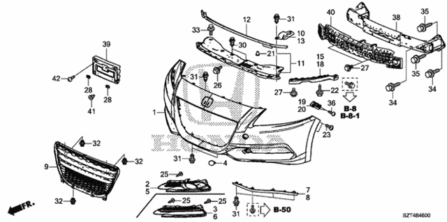 Front Bumper for 2012 Honda CR-Z #0
