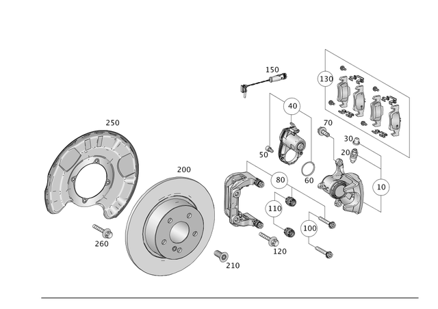 74208220 - : Ts Disk Brake Pad for Mercedes-Benz Image
