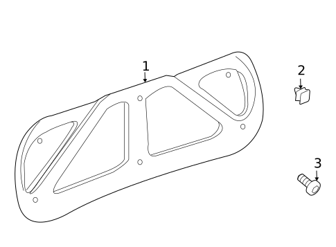 Interior Trim - Trunk for 2005 Pontiac Grand Prix #0