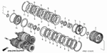 22530P7T003 - Transmission - Automatic: PISTON, CLUTCH for Acura Image
