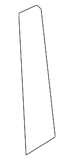 86363J3000 - Body: Black Out Tape for Hyundai: Veloster, Veloster N Image