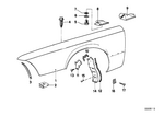 41351955327 - Bodywork: Side Panel, Front Left for BMW Image