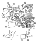 68017816AB - Air Conditioners and Heaters: Air Inlet Housing for Mopar Image