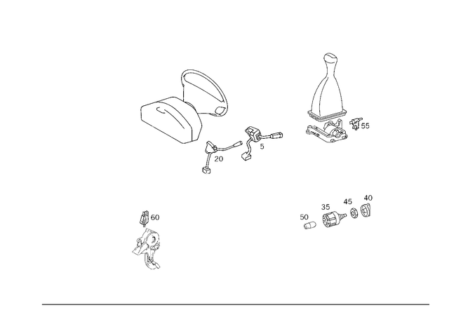 1295450624 - Electrical Equipment and Instruments: Switch for Mercedes-Benz Image image
