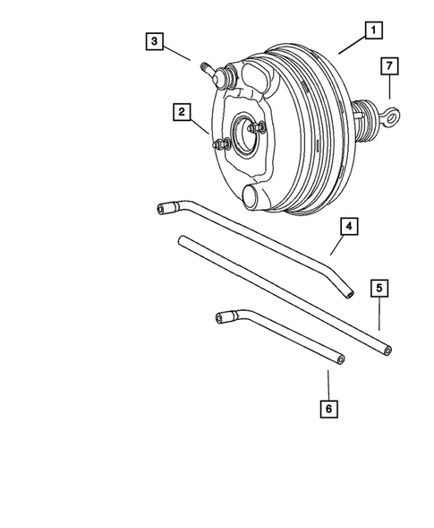 Power Brake Booster for 2008 Dodge Charger #0