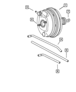 5183872AA - Brakes: Hex Lock Nut for Chrysler: 300 | Dodge: Challenger, Charger, Durango, Magnum, Ram 1500, Ram 2500, Ram 3500 | Jeep: Gladiator, Grand Cherokee, Wrangler | Ram: 1500, 1500 Classic, 2500, 3500 Image