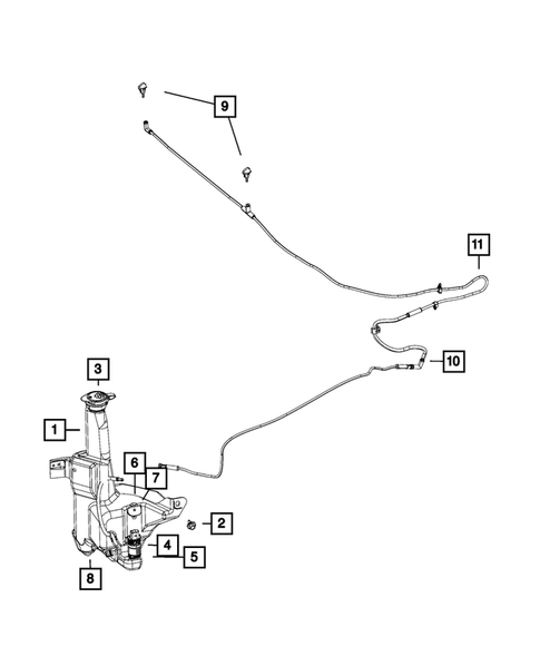 Wiper and Washer System for 2018 Ram 1500 #2