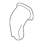 64316913497 - Body: Water Outlet for BMW: 525i, 525xi, 528i, 528i xDrive, 528xi, 530i, 530xi, 535i, 535i xDrive, 535xi, 545i, 550i, 645Ci, 650i, M5, M6 Image