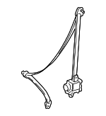 7322020830C1 - Electrical: Retractor Assembly for Toyota: Celica Image