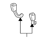 7338020510C0 - Electrical: Buckle for Toyota: Celica Image