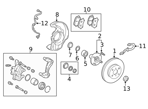 Anti-Lock Brakes for 2002 Toyota Corolla #1