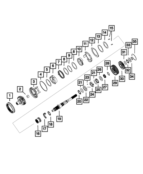 Gear Train for 2022 Ram 1500 #0