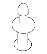 909130132 - Electrical: Fog Lamp Assembly Clip for Subaru Image