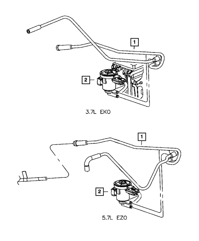 52059606AD - Emission Controls: Proportional Purge Solenoid Harness for Mopar Image