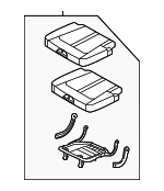 89A20P2000MRL - Body: Cushion Assembly for Kia: Sorento Image
