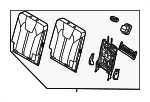 89A30P4000MRU - Body: Seat Back Assembly for Kia: Sorento Image