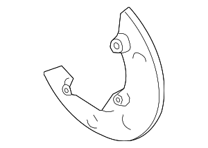 BRDS27 - Brakes: Motorcraft™ Splash Shield for Ford Image
