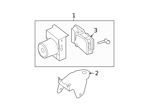 ABS Components for 2010 Lincoln Town Car #0