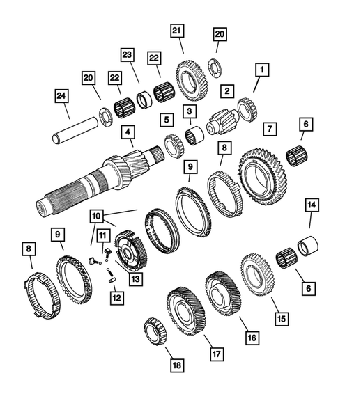 Gear Train for 2002 Dodge Ram 3500 #3