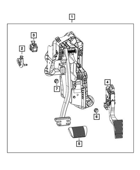 Brake Pedals for 2023 Jeep Grand Wagoneer #0