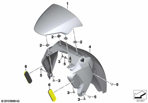 Front Wheel Fender for 2026 BMW-Motorrad C 400 GT #0