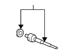53010SZNA01 - : Inner Tie Rod for Acura Image