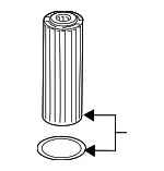2781800009 - Maintenance &amp; Lubrication: Engine Oil Filter Element for Mercedes-Benz Image