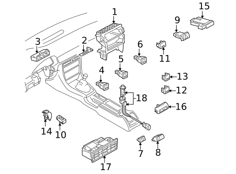 Controls for 2004 Audi A4 Quattro #0
