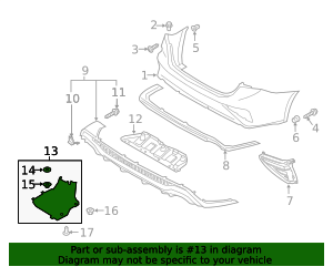 86675-M7000 - Under Cover 2019-2021 Kia Forte | Kia.Parts Store